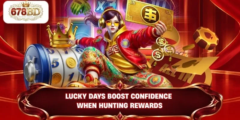 Lucky days boost confidence when hunting rewards